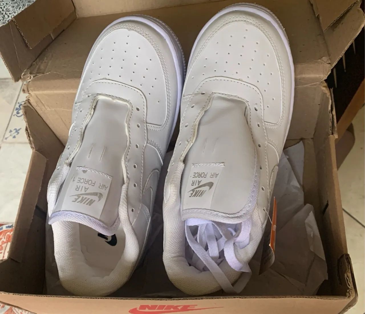 Tênis tipo Nike Air Force 1