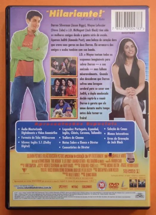 Dvd Mulher Infernal (Encarte Interno) - Foto 2