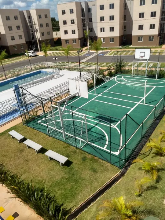 apartamento de dois quartos em Planaltina-DF, condomínio fechado