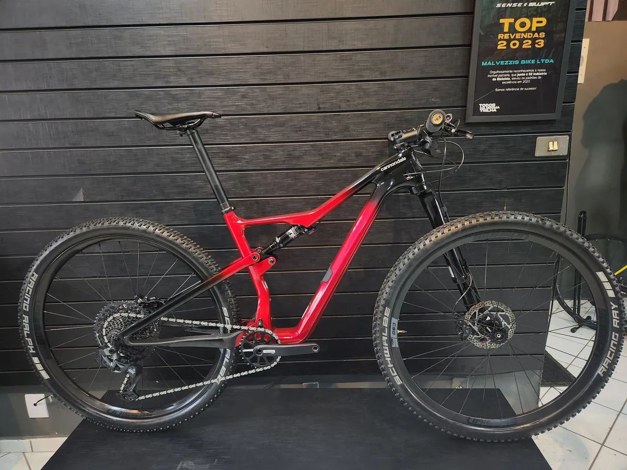 Bicicleta Cannondale Scalpel Carbon 3 Cor Vermelho T 17
