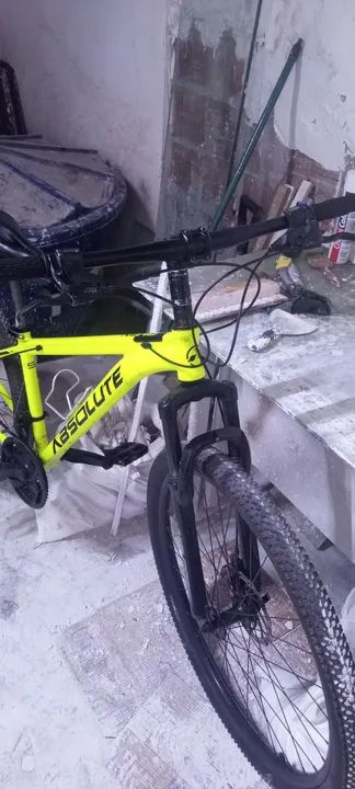 Bicicleta Absolute - Preta e Amarela - Foto 3