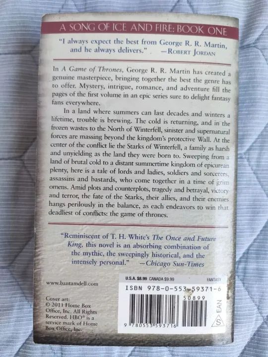 A Song of Ice and Fire: Book One (Game of Thrones Primeiro livro) EM INGLÊS - Foto 3
