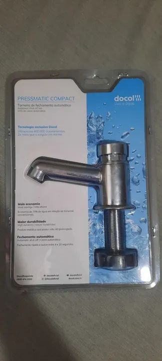 Torneira Automática Pressmatic Compact - DOCOL Docol64640213992835120