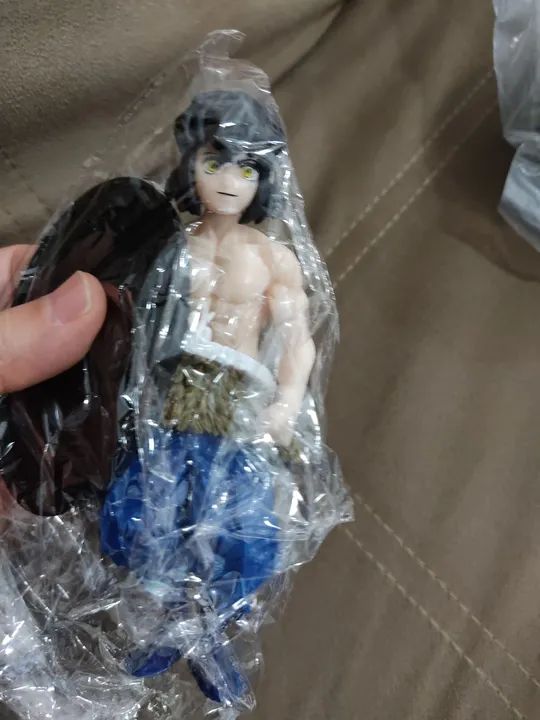 Figura Demon Slayer Inosuke sem máscara - Foto 2