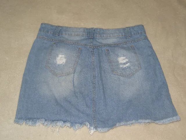 Saia Jeans Claro  - Foto 2