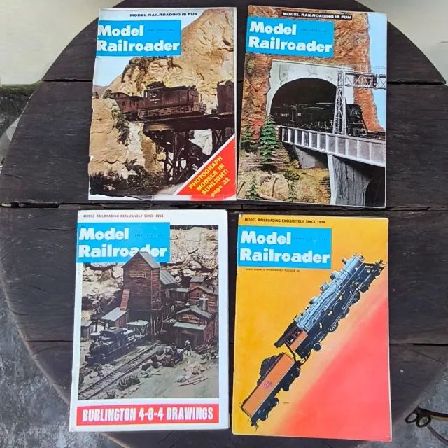 12 Revistas Sobre Ferromodelismo - Model Railroader - 1970 - Foto 5