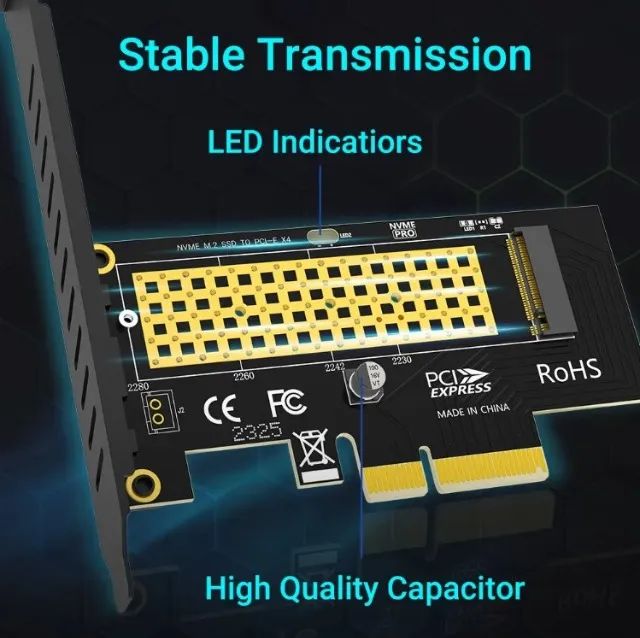 Adaptador NVMe Para PCIe 3.0x4 - Foto 4