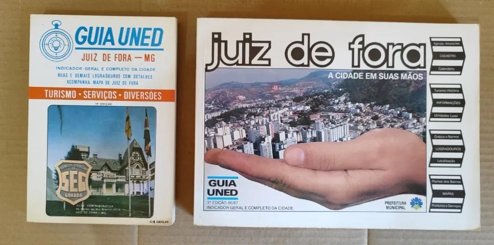 Juiz de Fora Antigo (2 Guias Uned) 1986/1987 e 1983/1984 - Foto 2
