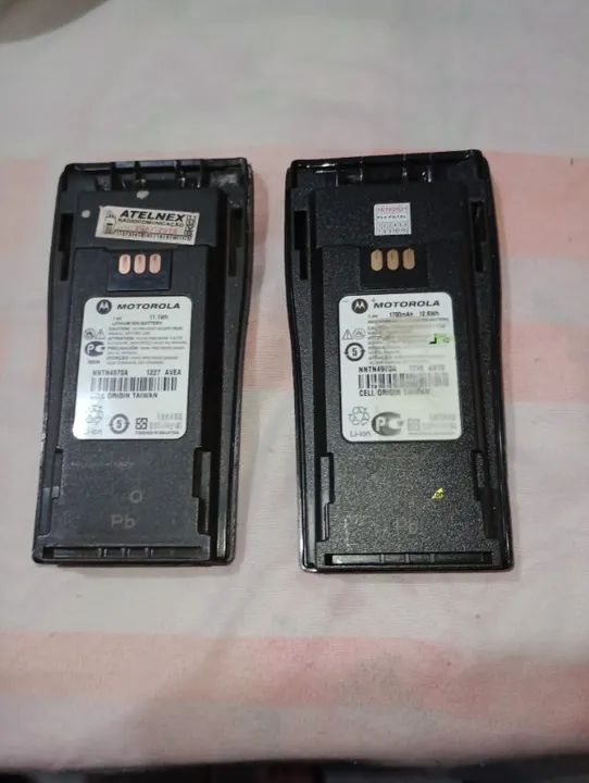 2 bateria e 2 carregador p radio motorola - Foto 3