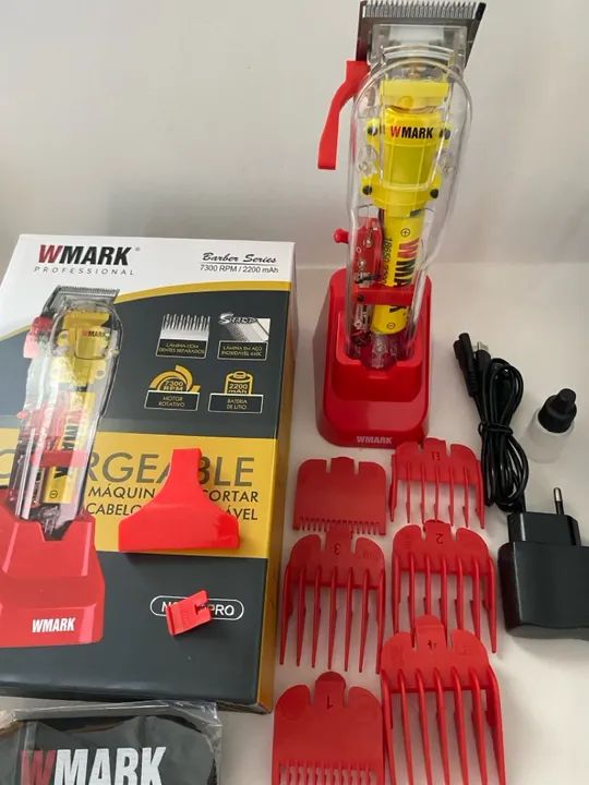 Máquina de cortar cabelo W Mark com pedestal  - Foto 4