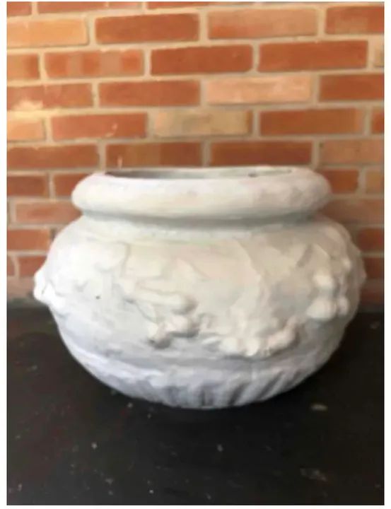 Vaso de cimento Rústico 50x37