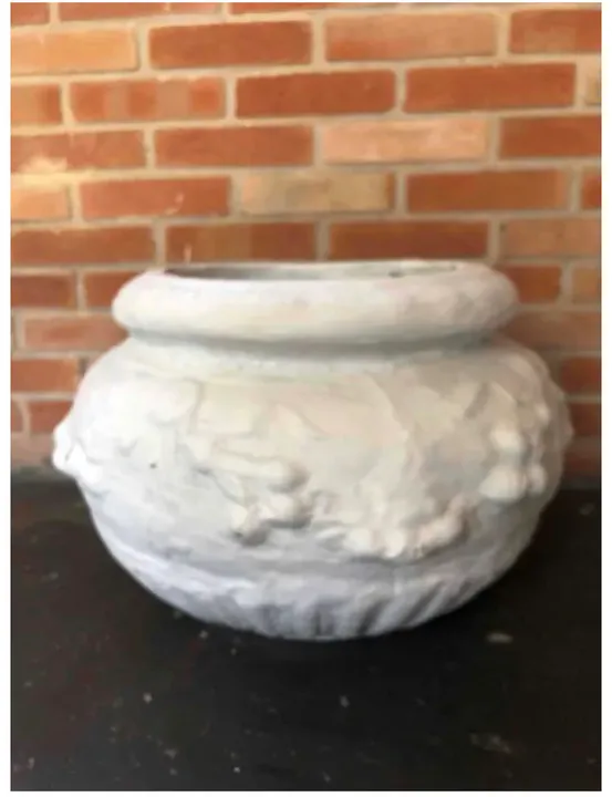 Vaso de cimento Rústico 50x37