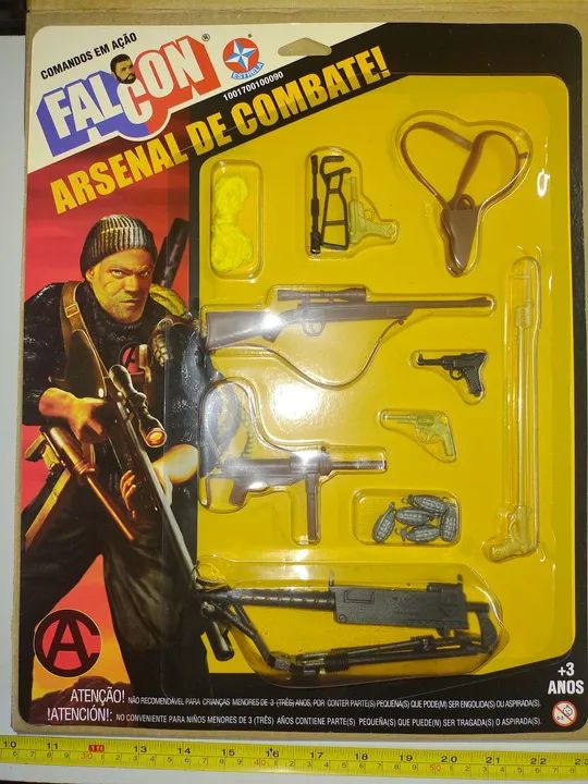 Falcon Cartela Arsenal de Combate - Acessórios Brinquedo Completo