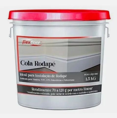 Cola Rodapé Poliestireno Colagem Rápida 1,5kg