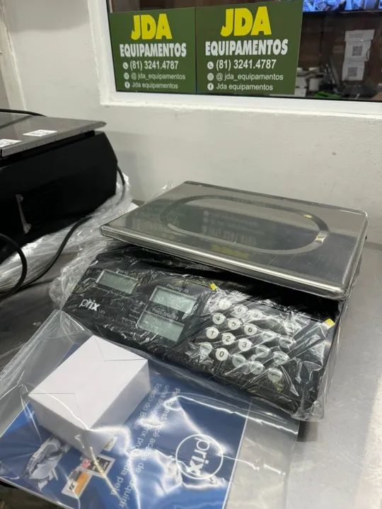 Balança comercial - prix fit 3 marca toledo com bateria - 32 kgs 1 ano garantia  - Foto 3