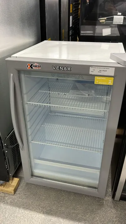 Visa Cooler 100 litros porta de vidro branca - Venax