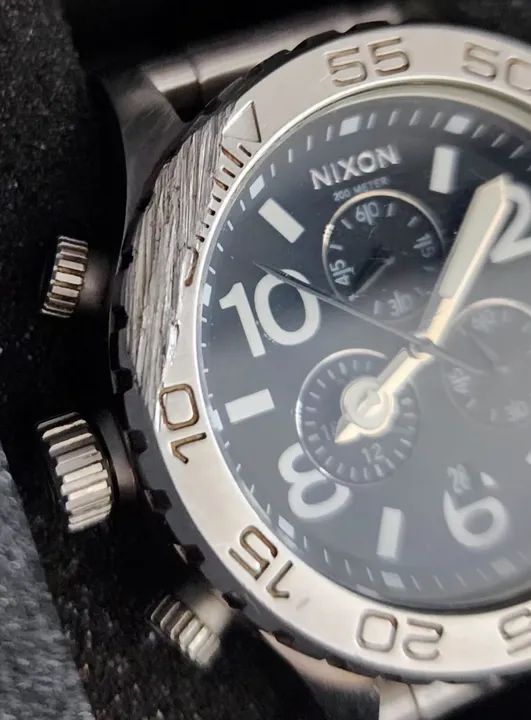 Relógio Nixon 42 20 Chromo / black - Foto 5