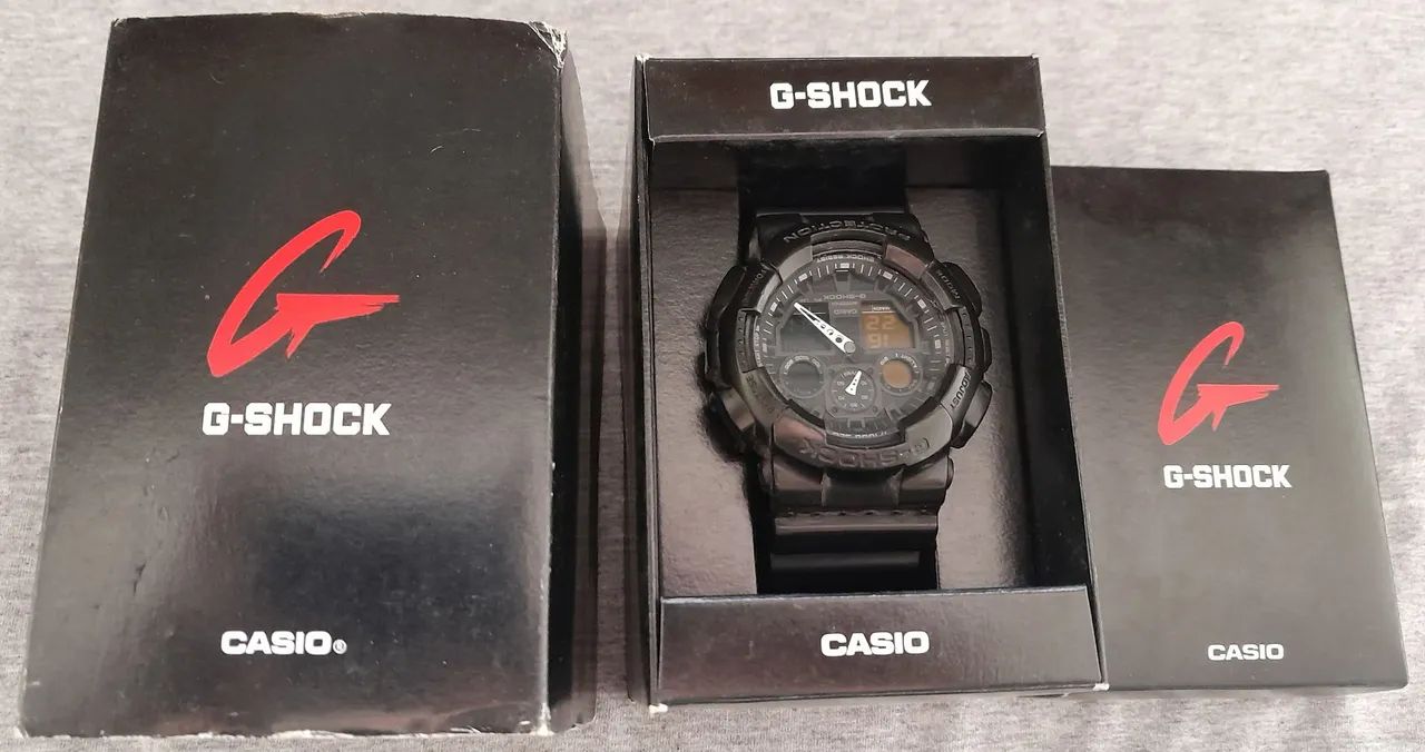 RELOGIO CASIO G-SHOCK G-100 ORIGINAL FRETE GRATIS