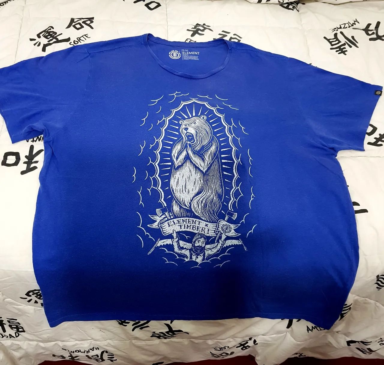 CAMISETA ELEMENT ORIGINAL AZUL GG - Foto 4