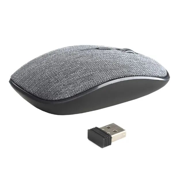 Mouse Sem Fio USB GT Colors em Tecido Grey - WZetta - Foto 4