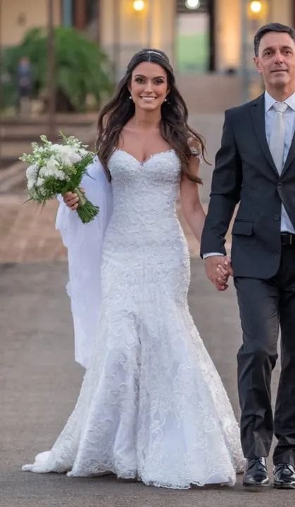 Vestido de noiva sereia - estilista - Foto 6