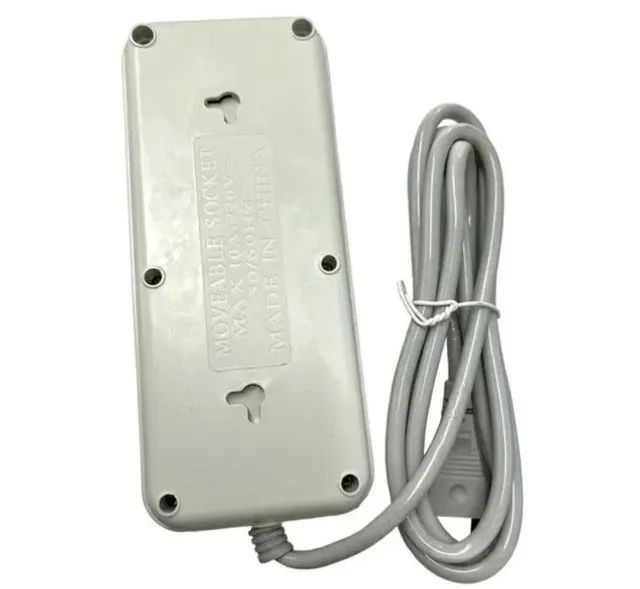 Extensão Elétrica 5 Tomadas Régua Universal 2 Usb - Foto 2