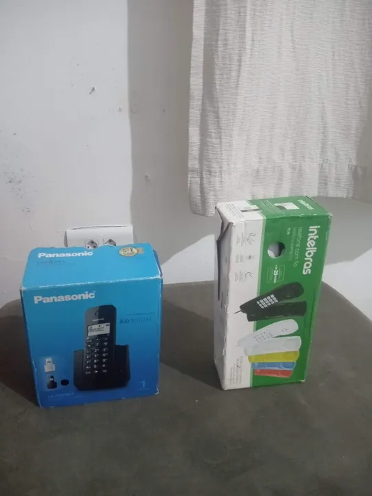 Telefones Fixos - Panasonic e Intelbras