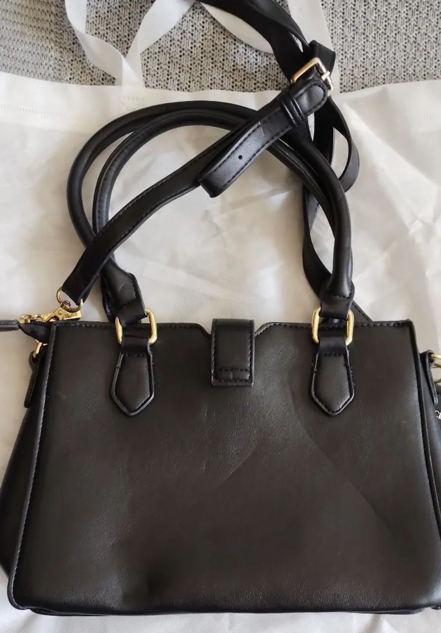 Bolsa Chicofiore Preta com Alça Transversal - Foto 4