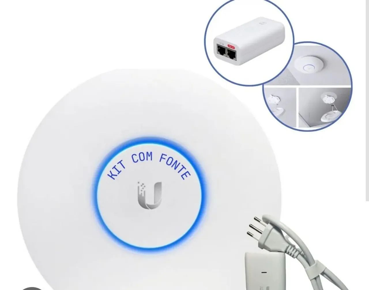 Roteador Wi-Fi Ubiquiti UniFi AP AC Lite - Novo