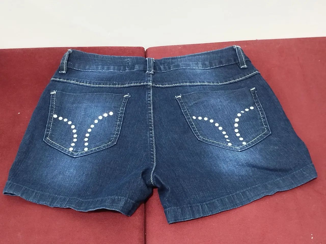Short Jeans Feminino Azul - Foto 2