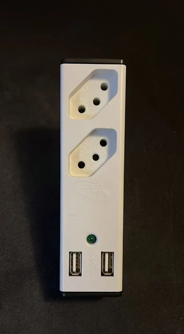 Filtro De Linha Enermax - 2 Tomadas E 2 Usb-a - Bemligado