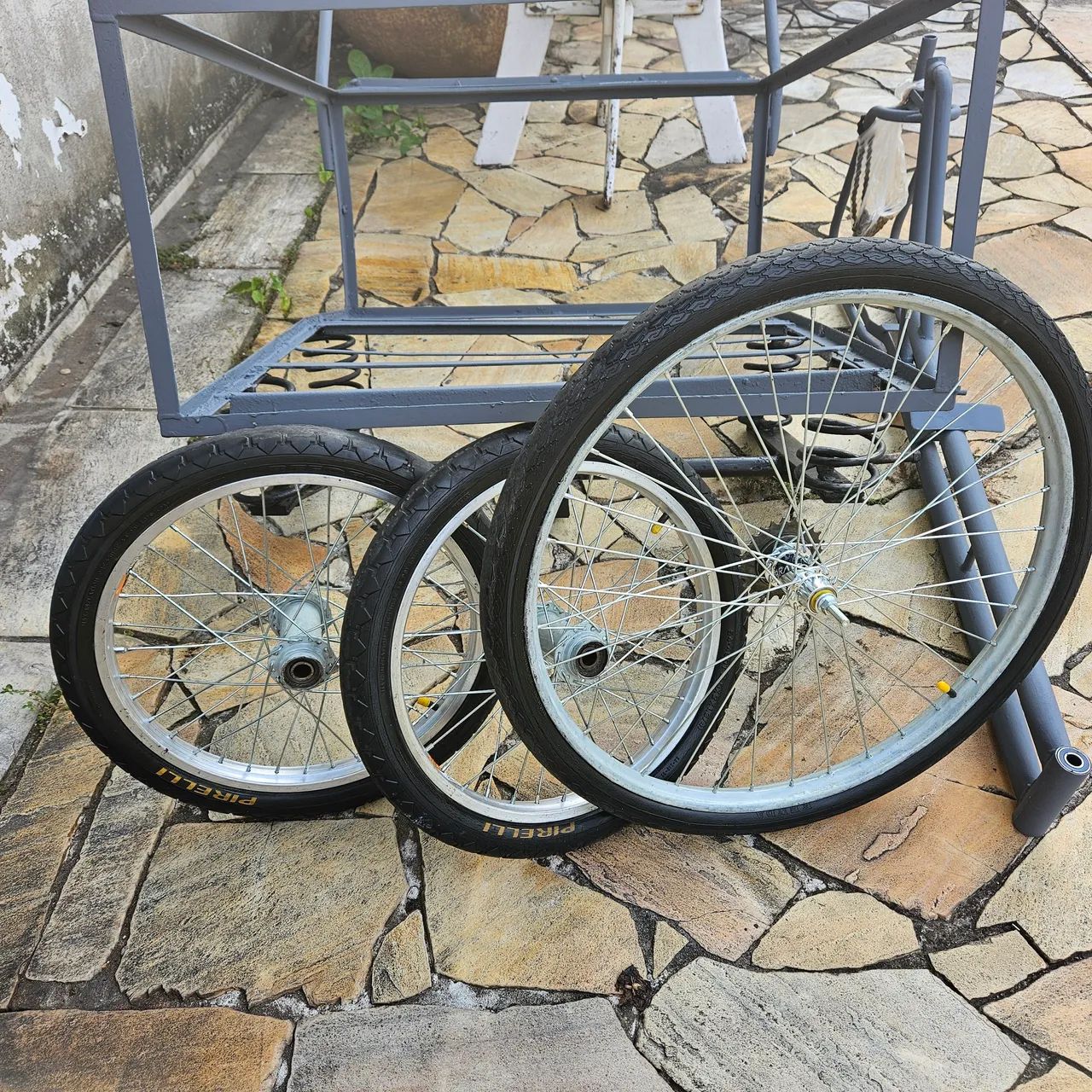 Triciclo de carga reformado bicicleta - Foto 5
