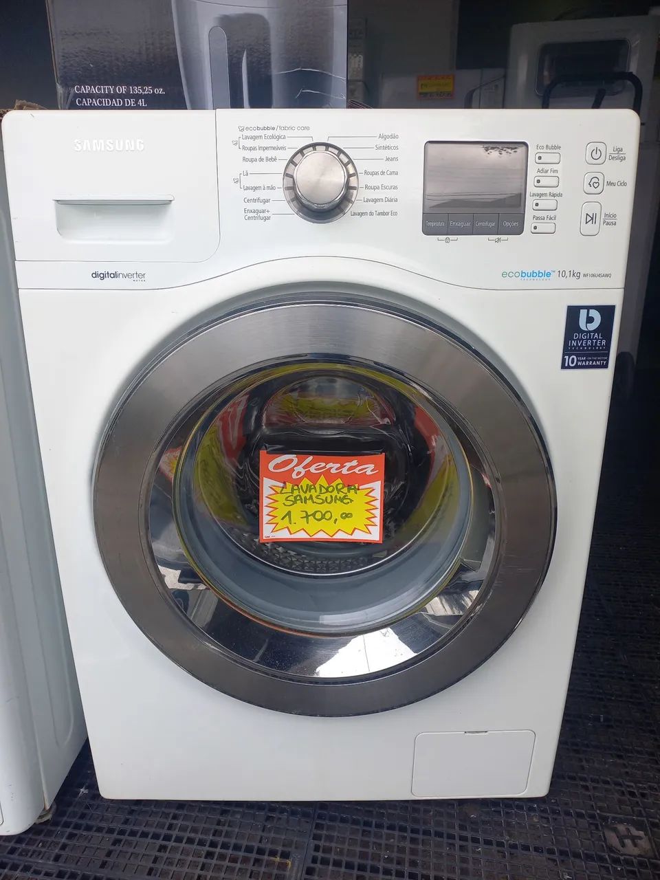 Máquina de Lavar Roupa Samsung 10,1kg Eco Bubble - Foto 5