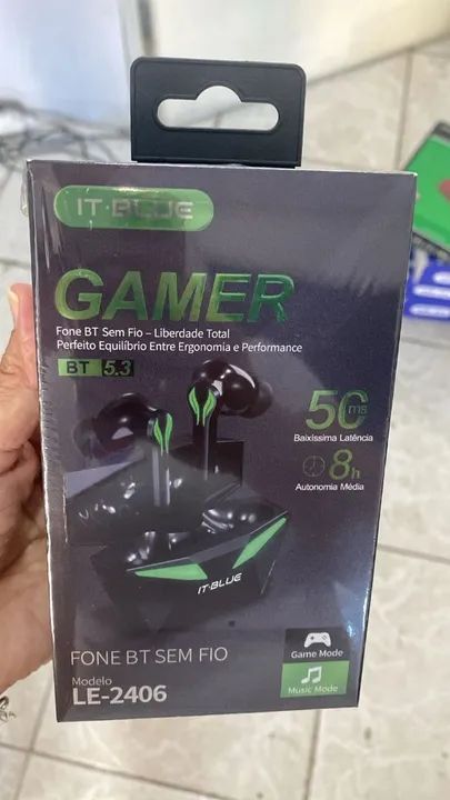 Fone de Ouvido Bluetooth Gamer Sem Fio- Unidade - Foto 4