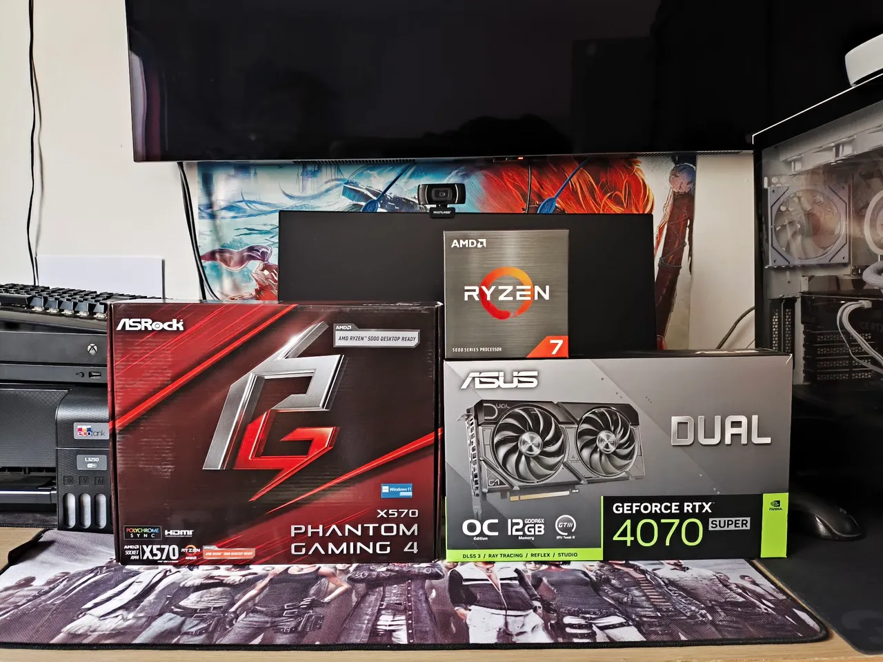 Kit Gamer RTX 4070 Super oc Ryzen 75800x3d