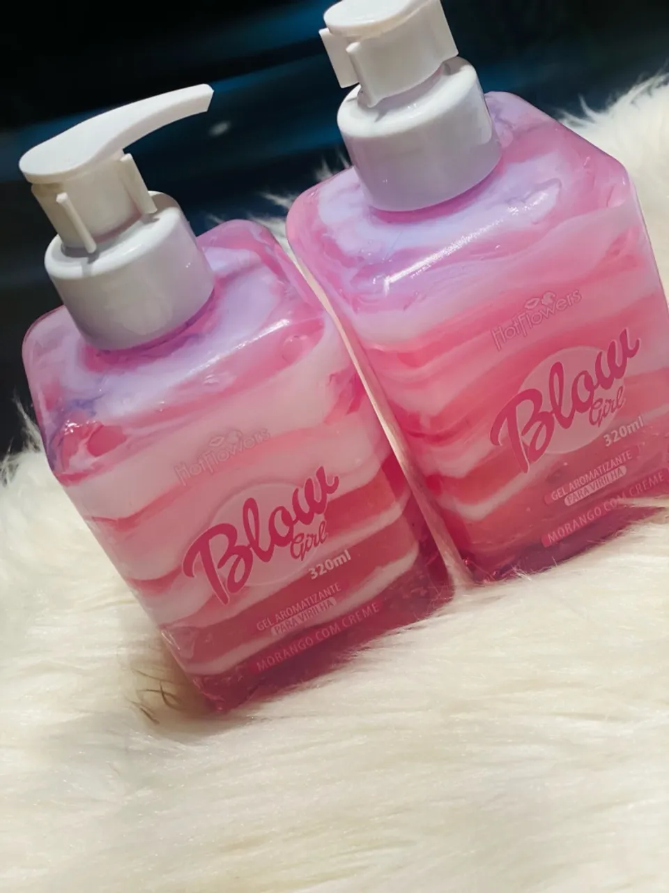 Gel Aromatizante Blow Girl Morango com Creme 320ml