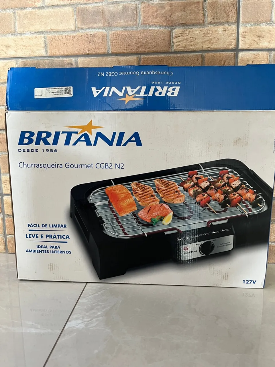 Churrasqueira Gourmet Elétrica Britânia CGB2 N2