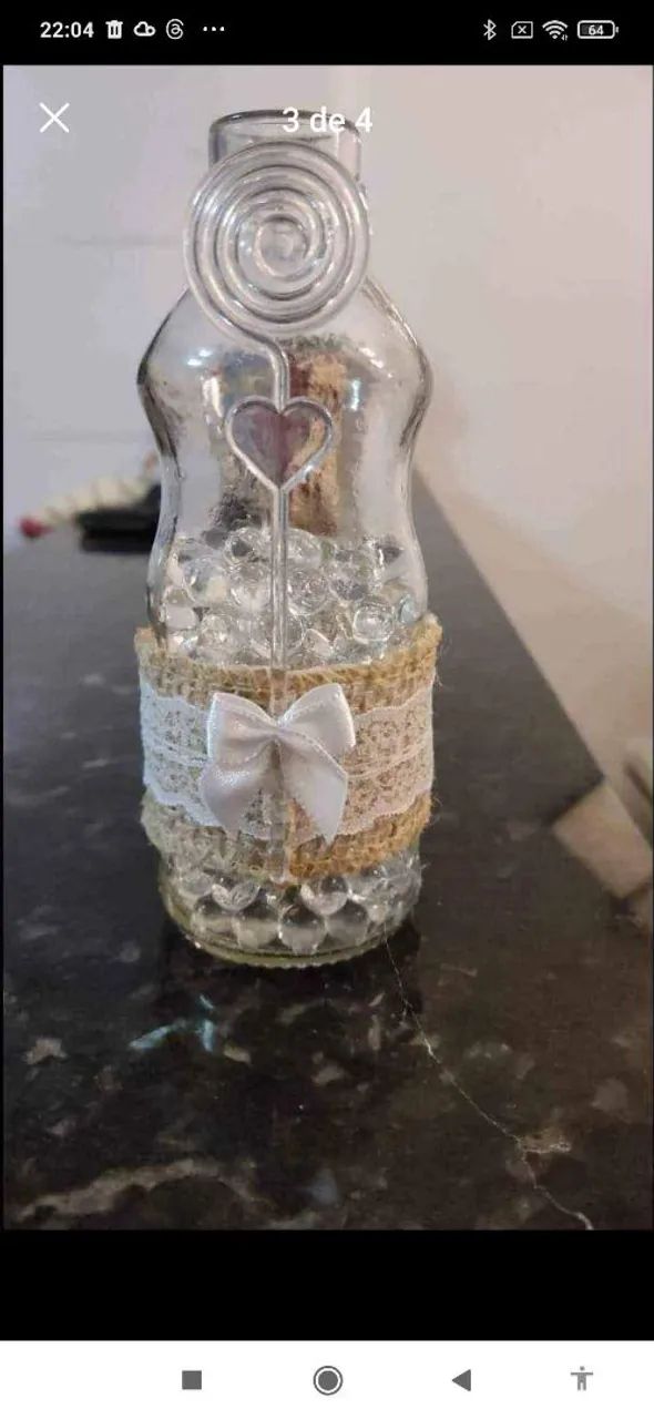 GARRAFINHAS DE VIDRO 200 ML VASOS - Foto 5