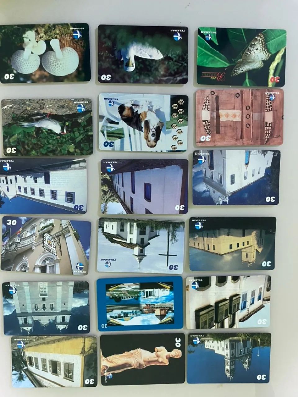 Coleção  60 cartões telefônicos 