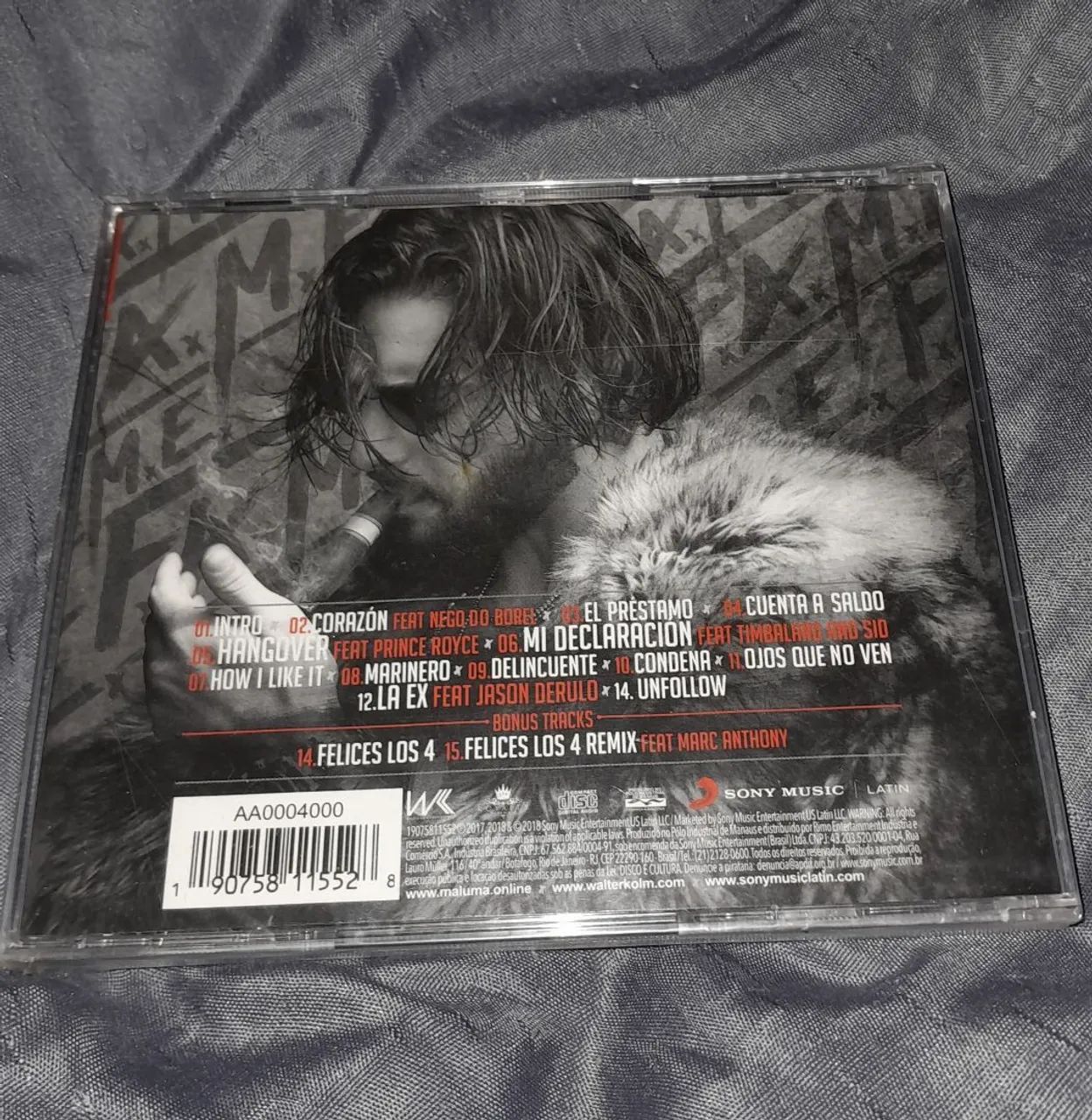 Cd lacrado maluma- fame - Foto 2