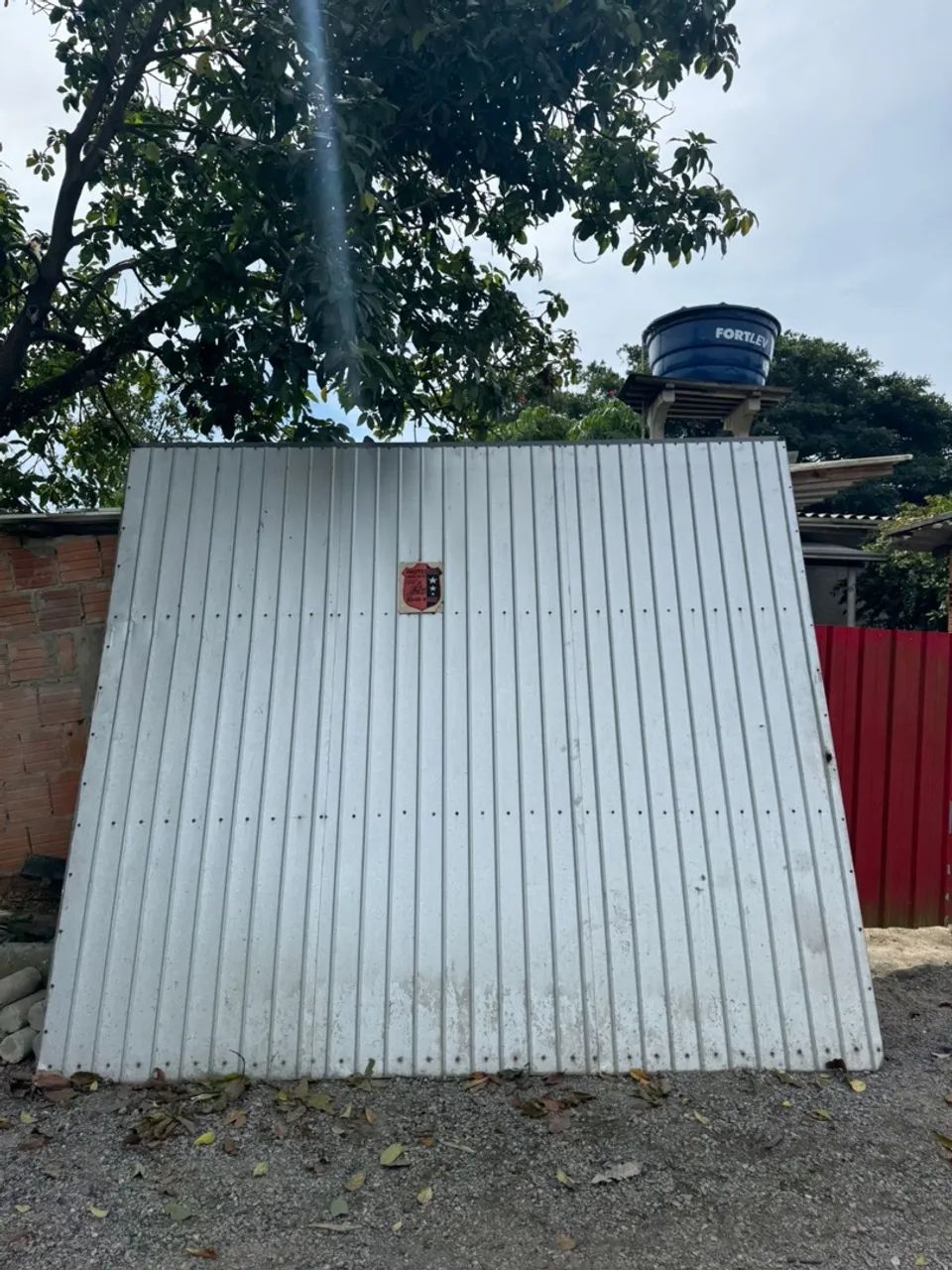 Portão de chapa galvanizado 3,1 x 2.7m - Foto 3