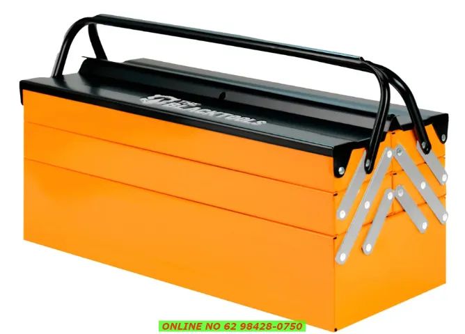 Caixa De Ferramentas Sanfonada Metal 5 Gavetas - Foto 2