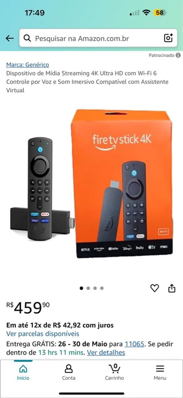 Fire TV Stick 4K - Streaming Ultra HD