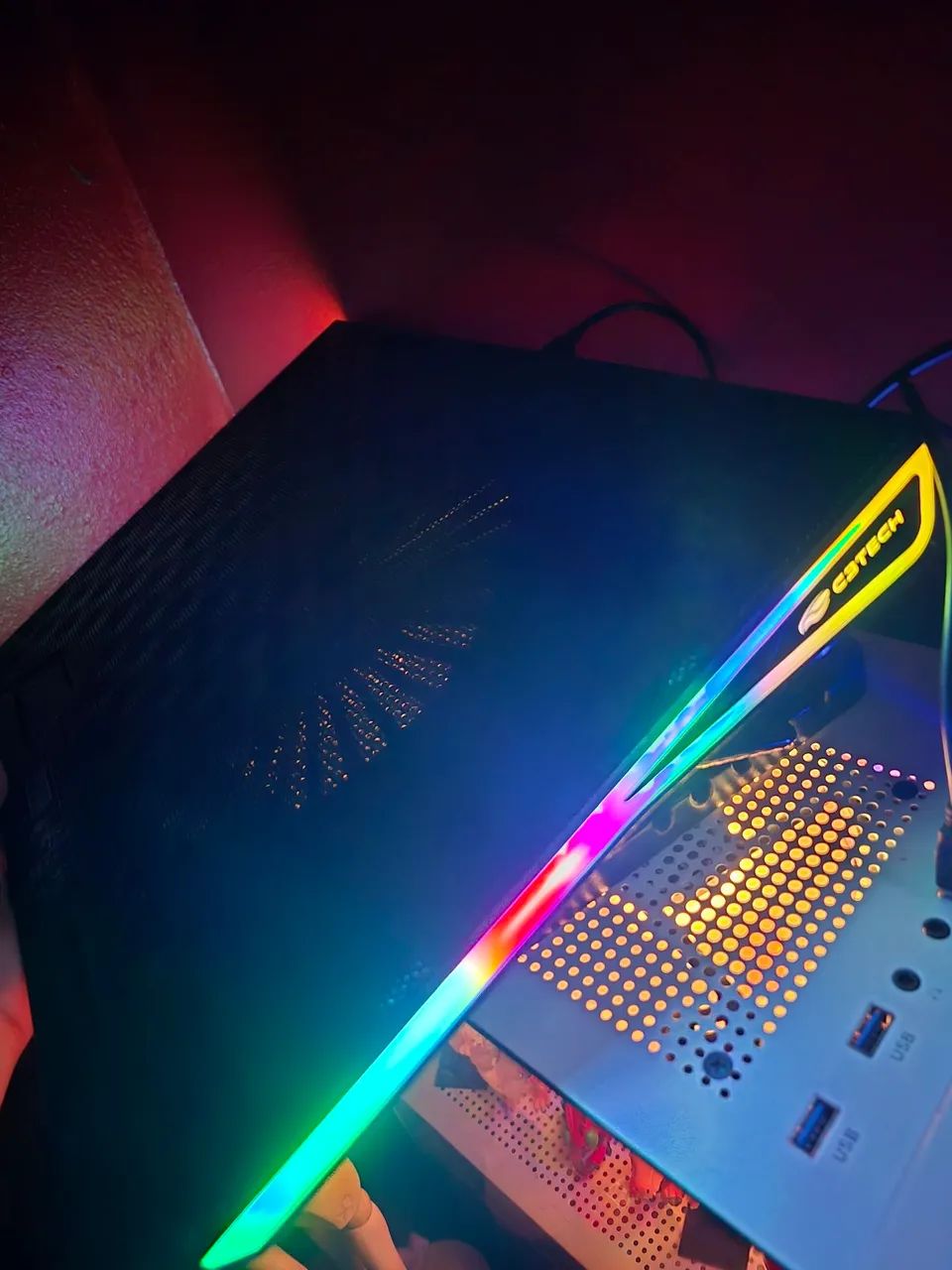 Base para Notebook Gamer NBC510BK, até 17,3" VENDO OU TROCO - Foto 2