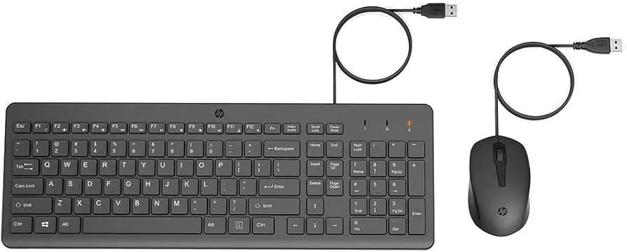 Kit Teclado e mouse HP150 USB