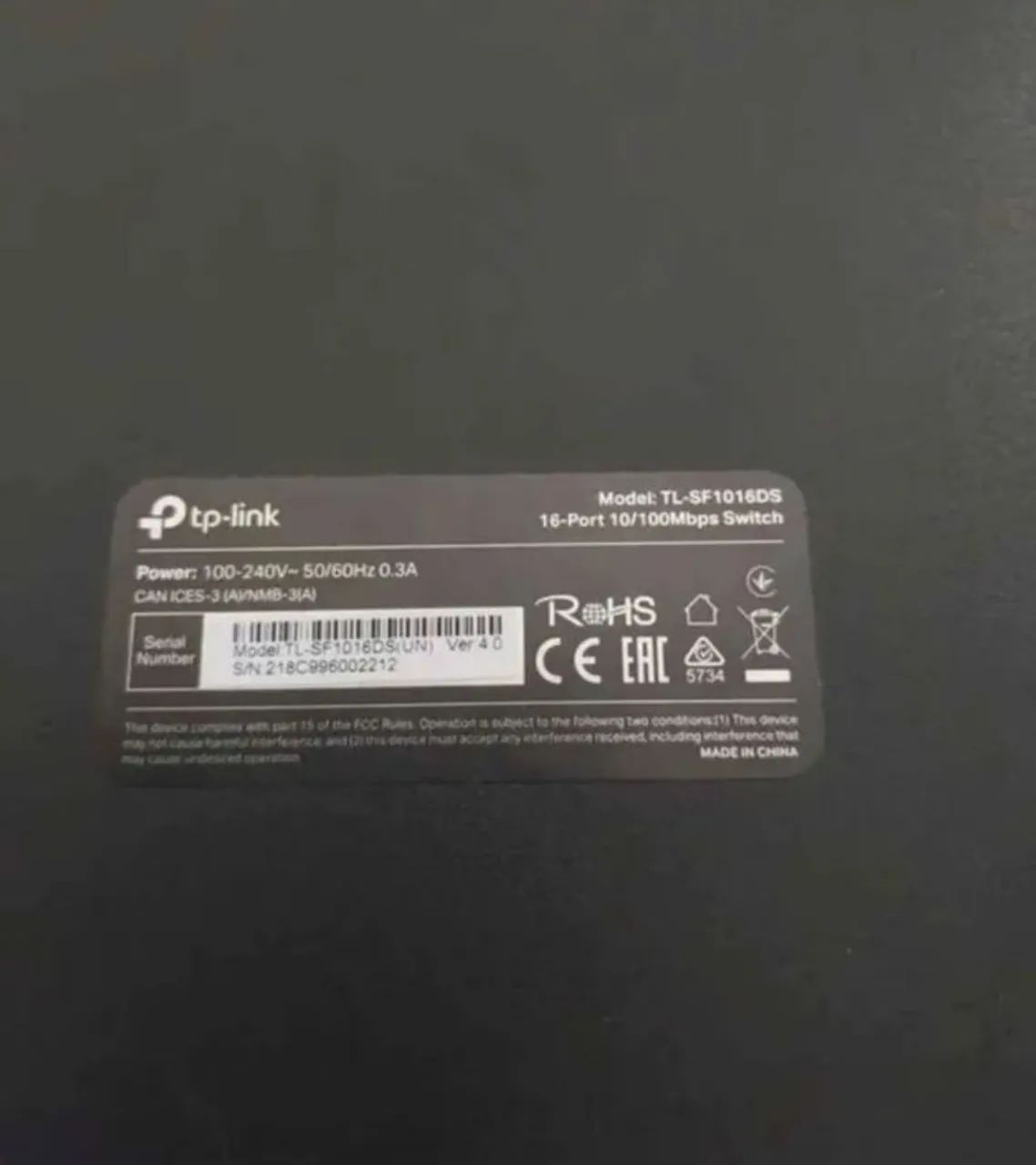 Switch TP-LINK 16 Portas 10/100  - Foto 3
