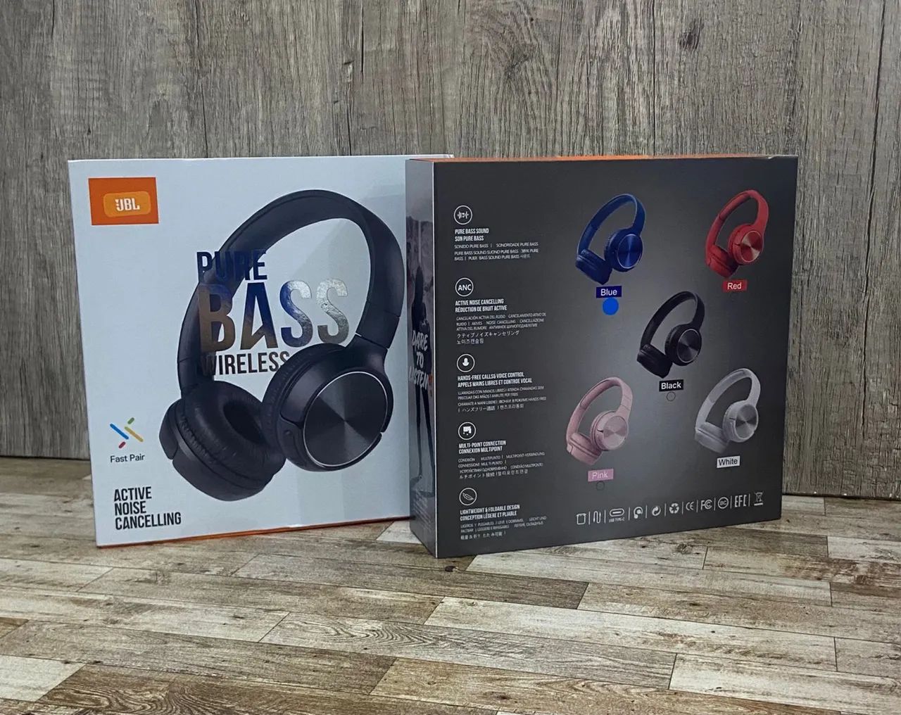 Fone JBL 520 - Pure Bass Wireless + ANC  - Foto 2