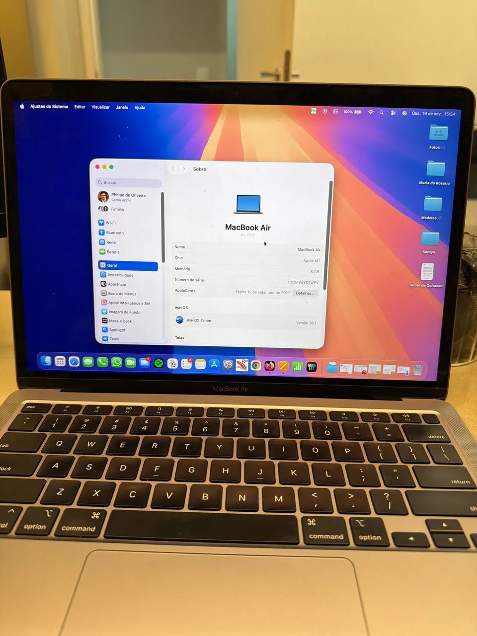 MacBook Air M1 2020 Tahoe - Notebooks - Nossa Senhora de Fátima