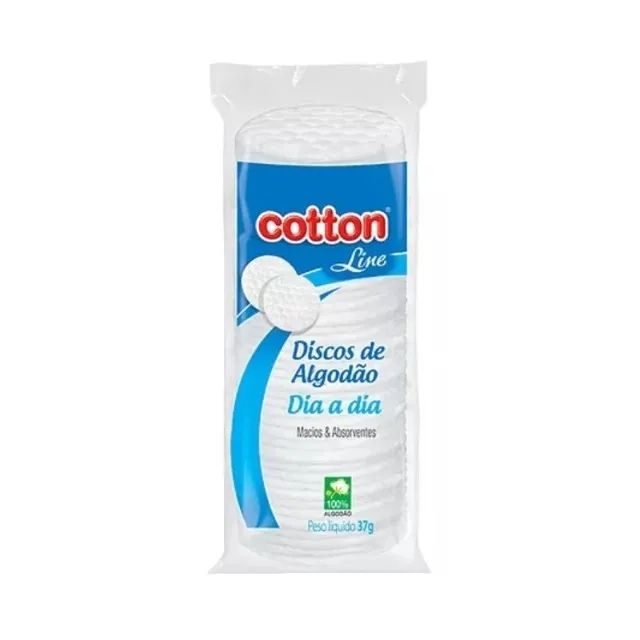 Discos De Algodão Cotton Line - 37g
