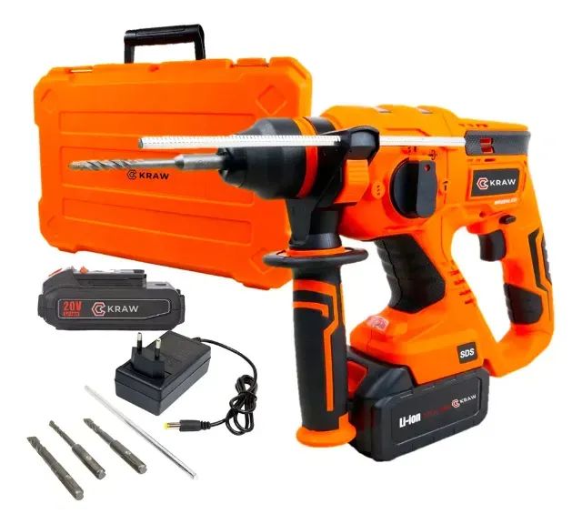 Martelete NOVO a bateria 21V Kraw SDS